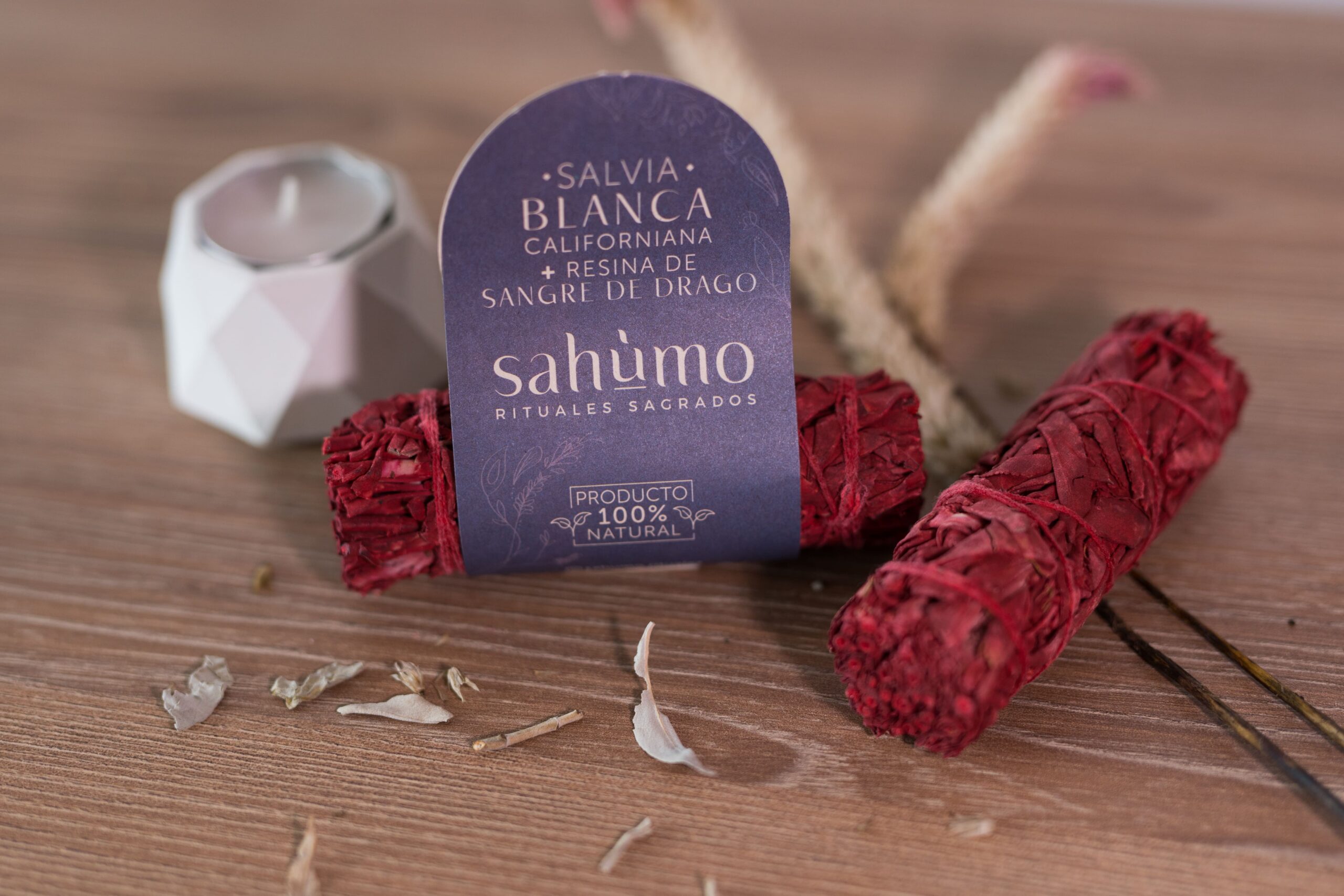 salvia blanca + resina de drago